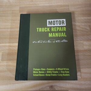 Vintage 1981 MOTOR Truck Repair Manual 34th Edition Pickups Vans Campers Buses